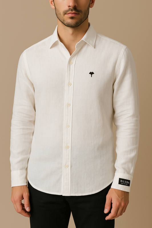 Chemise BILOBA – Élégance Naturelle