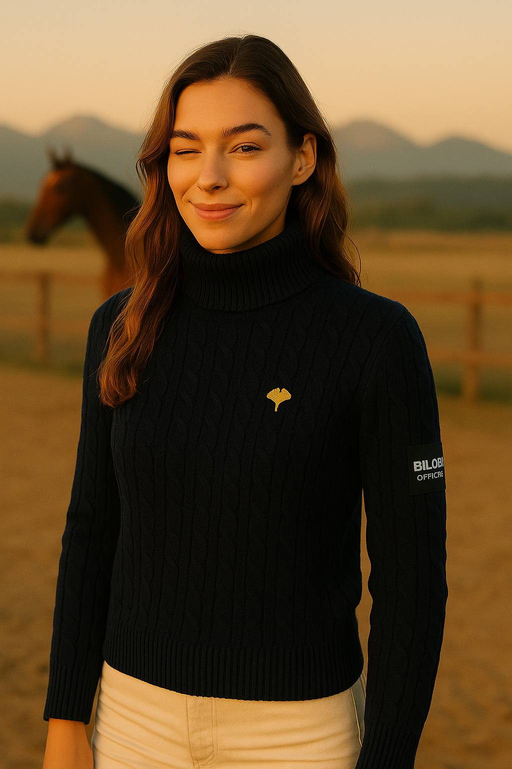 Pull Femme Col Roulé – BILOBA OFFICIEL